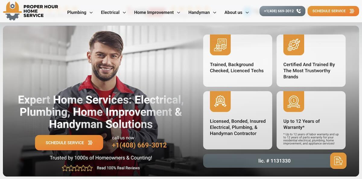 Proper Hour Home Service & Plumbing & HVAC