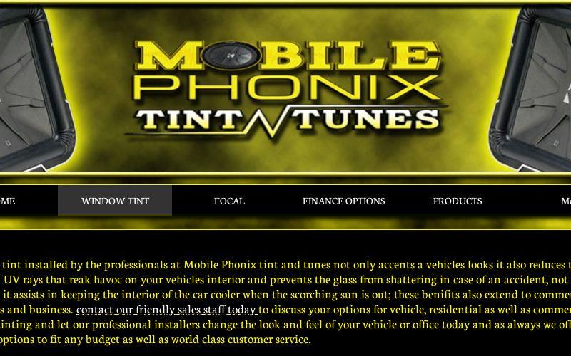 Mobile Phonix Tint and Tunes